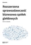 Rozszerzona sprawozdawczość biznesowa spółek giełdowych. Autor: Dariusz Jędrzejka. Dadada.pl Okładka książki Rozszerzona sprawozdawczość biznesowa spółek giełdowych