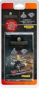 Opakowanie World of Tanks Earth Rumble blister z kartami 5+1   
(zawierają 6 kart. Dodatkowo losowo do saszetek zostały dołączone ulotki z kodem do World of Tanks PC)