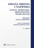 Okładka książki Zmiana imienia i nazwiska
