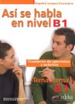 Okładka książki Asi se habla en nivel B1