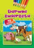 Barwne zwierzęta. Autor: praca zbiorowa. Dadada.pl Okładka książki Barwne zwierzęta