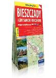 Opakowanie Bieszczady i Góry Sanocko-Turczańskie. Mapa turystyczna. 1:65 000