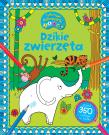 Okładka książki Dzikie zwierzęta. CYFERKOWE KOLOROWANKI
