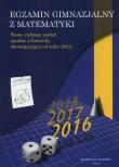 Egzamin Gimnazjalny z matematyki 2016. Autor: Makowski Adam, Masłowska Dorota, Masłowski Tomasz. Dadada.pl Okładka książki Egzamin Gimnazjalny z matematyki 2016