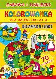Kolorowanka dla dzieci od lat 3. Krasnoludki. Autor: Guzowska Beata. Dadada.pl Okładka książki Kolorowanka dla dzieci od lat 3. Krasnoludki