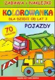Kolorowanka dla dzieci od lat 3. Pojazdy. Autor: Guzowska Beata. Dadada.pl Okładka książki Kolorowanka dla dzieci od lat 3. Pojazdy