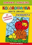 Kolorowanka. Ukryte obrazki zwierzęta LITERAT. Autor: Anna Trzpil. Dadada.pl Okładka książki Kolorowanka. Ukryte obrazki zwierzęta LITERAT