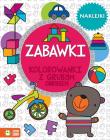 Kolorowanki z grubym obrysem. Zabawki. Autor: Opracowanie zbiorowe. Dadada.pl Okładka książki Kolorowanki z grubym obrysem. Zabawki