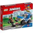 Lego JUNIORS 10735 Pościg furgonetką policyjną. Autor: Juniors. Dadada.pl Okładka książki Lego JUNIORS 10735 Pościg furgonetką policyjną