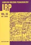 Lubelski Rocznik Pedagogiczny T.35. 1/2016. Autor: red. Lilianna Klimek, Okrasa Marzena, Zubrzycka-Maciąg Teresa. Dadada.pl Okładka książki Lubelski Rocznik Pedagogiczny T.35. 1/2016
