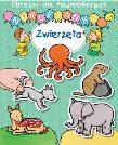 Okładka książki Obrazki dla najmłodszych. Naklejanki. Zwierzęta
