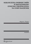 Okładka książki Ograniczenia swobody umów w kształtowaniu stosunku ubezpieczenia na cudzy rachunek