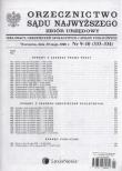 Opakowanie Orzecznictwo Sądu Najwyższego. Izba Pracy, Ubezpieczeń Społecznych i Spraw Publicznych 9-10/2008