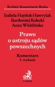 Okładka książki Prawo o ustroju sądów powszechnych Komentarz
