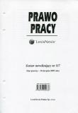 Opakowanie Prawo Pracy Zestaw nowelizujący nr 117