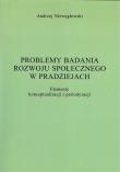 Okładka książki Problemy badania rozwoju społecznego w pradziejach