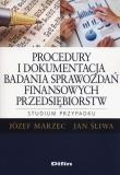 Okładka książki Procedury i dokumentacja badania sprawozdań finansowych przedsiębiorstw.