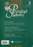 Opakowanie Przegląd Sądowy 3/2014