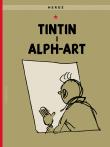 Okładka książki Przygody Tintina.Tintin i alph-art