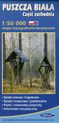 Okładka książki Puszcza Biała część zachodnia, 1:50 000