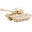 Puzzle drewniane 3D Czołg. Wydawca: Robotime Technology. Dadada.pl Opakowanie Puzzle drewniane 3D Czołg