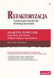 Refaktoryzacja Ulepszanie struktury istniejącego kodu. Autor: Fowler Martin, Beck Kent, Brant John, William Opd. Dadada.pl Okładka książki Refaktoryzacja Ulepszanie struktury istniejącego kodu