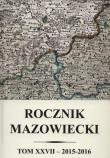 Opakowanie Rocznik mazowiecki Tom XXVII 2015-2016