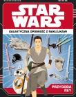 Star Wars. Przygoda Rey. Galaktyczna opowieść z naklejkami. Autor: Emily Stead. Dadada.pl Okładka książki Star Wars. Przygoda Rey. Galaktyczna opowieść z naklejkami
