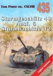 Sturmgeschutz 40 Ausf. G Sturmhaubitze 42.Tank 435. Autor: Janusz Ledwoch. Dadada.pl Okładka książki Sturmgeschutz 40 Ausf. G Sturmhaubitze 42.Tank 435