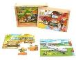 Opakowanie Układanka drewniana Pociąg