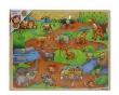 Opakowanie Układanka drewniana z pinezkami Dżungla
