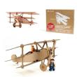 Opakowanie Czerwony Baron samolot z tektury do składania DIY