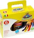 Opakowanie Farba Tempera do malowania palcami 6 kol. CARIOCA