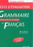 Okładka książki Grammaire progressive du francais tests avance