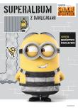 Okładka książki Gru, Dru i minionki. Superalbum z naklejkami