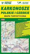 Karkonosze polskie i czeskie mapa turystyczna 1:27 000. Autor: Wydawnictwo Piętka. Dadada.pl Okładka książki Karkonosze polskie i czeskie mapa turystyczna 1:27 000