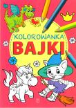 Okładka książki Kolorowanka Bajki