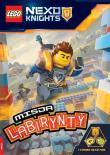 Lego Nexo Knights Misja labirynty. Autor: Opracowanie zbiorowe. Dadada.pl Okładka książki Lego Nexo Knights Misja labirynty