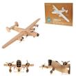 Opakowanie Liberator samolot z tektury do składania DIY