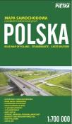 MAPA POLSKI - SAMOCHODOWA 1: 700 000. Autor: Wydawnictwo Piętka. Dadada.pl Okładka książki MAPA POLSKI - SAMOCHODOWA 1: 700 000