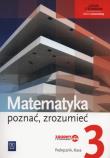 Okładka książki Matematyka. Poznać, zrozumieć. Podręcznik. Klasa 3. Zakres rozszerzony. Poznać, zrozumieć (2017)