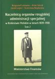Okładka książki Naczelnicy organów rosyjskiej administracji specjalnej w Królestwie Polskim w latach 1839-1918