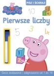Okładka książki Pepa Pig. Pisz i ścieraj. Pierwsze liczby  MAZAK ZMYWALNY
