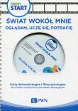 Pewny start Świat wokół mnie Oglądam uczę się potrafię. Autor: Pawlus Marta, Aleksandra Sztreker. Dadada.pl Okładka książki Pewny start Świat wokół mnie Oglądam uczę się potrafię