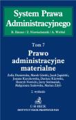 Prawo administracyjne materialne Tom 7. Autor:   Praca zbiorowa. Dadada.pl Okładka książki Prawo administracyjne materialne Tom 7
