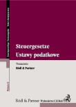 Steuergesetze Ustawy podatkowe. Autor: Rodl & Partner. Dadada.pl Okładka książki Steuergesetze Ustawy podatkowe