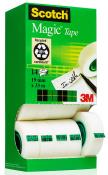 Taśma biurowa SCOTCH Magic (8-1933R14 TPR), matowa, 19mm, 33m, 12szt., 2 rolki GRATIS. Wydawca: 3M. Dadada.pl Opakowanie Taśma biurowa SCOTCH Magic (8-1933R14 TPR), matowa, 19mm, 33m, 12szt., 2 rolki GRATIS
