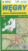 Opakowanie Węgry mapa samochodowa