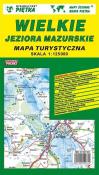 Wielkie Jeziora Mazurskie mapa turystyczna 1:125 000. Wydawca: Wydawnictwo Kartograficzne. Dadada.pl Opakowanie Wielkie Jeziora Mazurskie mapa turystyczna 1:125 000