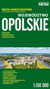 Województwo opolskie mapa samochodowa 1:150 000. Autor: Wydawnictwo Piętka. Dadada.pl Okładka książki Województwo opolskie mapa samochodowa 1:150 000